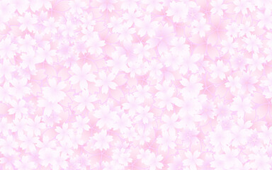 春の背景素材、桜の花びら