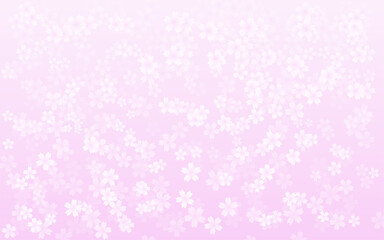 春の背景素材、桜の花びら