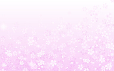 春の背景素材、桜の花びら