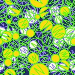 Naklejka premium seamless pattern with balls