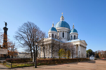 Cathedral of the Holy Life-Giving Trinity. Saint-Petersburg, Russia