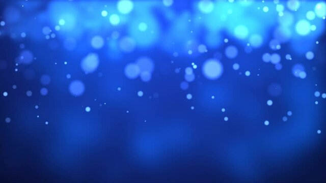 Blue Shiny smooth Particles Loop 