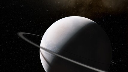 planet suitable for colonization, earth-like planet in far space, planets background 3d render