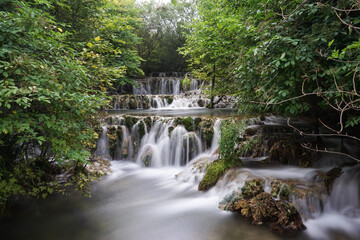 Fototapeta na wymiar waterfall in the forest