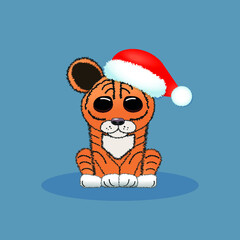 christmas tiger