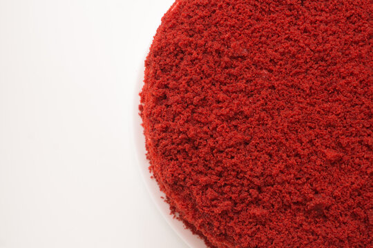 bright red cake called red velvet