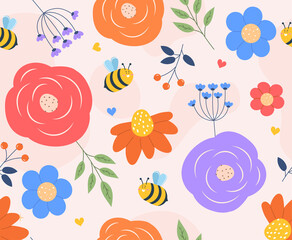Seamless summer pattern