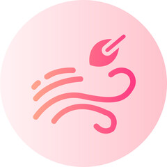 Obraz premium wind gradient icon