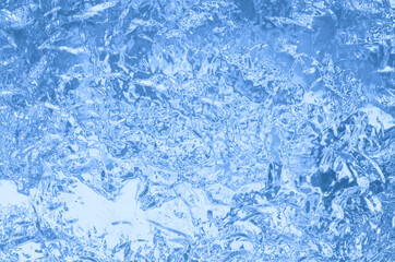 ice pattern on a blue background
