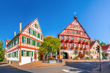 Rathaus, Beilstein, Baden-Württemberg, Deutschland 
