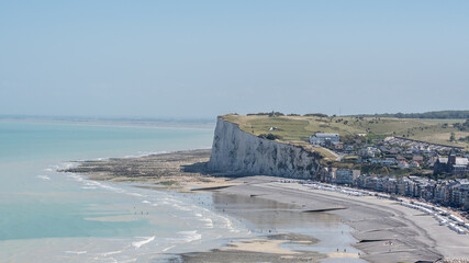 Falaises et plage de Mers les bains