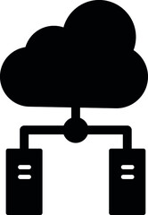 elearning icons cloud and cloud computing