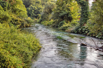 The Blue Eye water spring in Albania.
