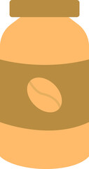 food icons coffee jar and jar