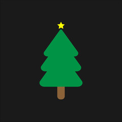 christmas tree vector