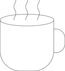 food icons coffee cup and mug