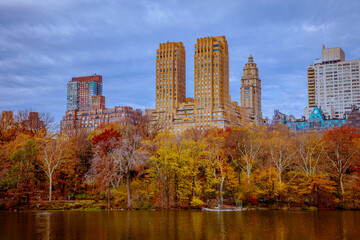 Autumn in central park, New York City