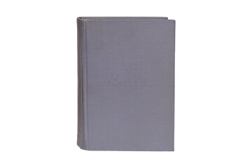 An old book without shadows isolated on a white background