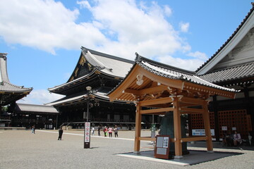 Templo Higashi Honganji, Kioto. Es un buen ejemplo del budismo japonés contemporáneo.