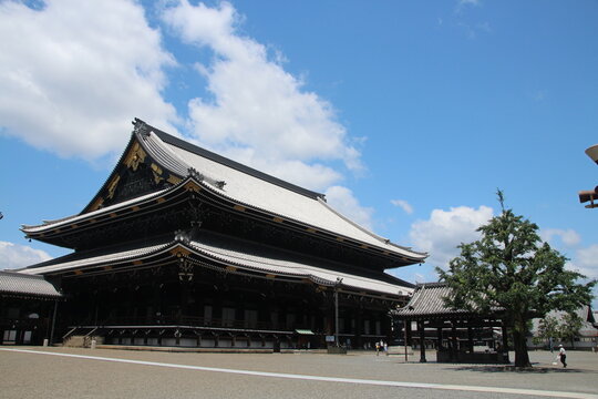 Templo Higashi Honganji, Kioto. Es un buen ejemplo del budismo japon&eacute;s contempor&aacute;neo.