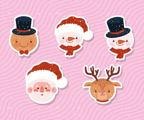 five christmas characters