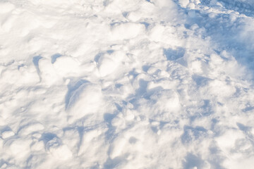 Winter Background of fresh snow texture. Snow Textured Background
