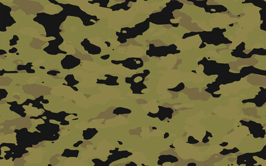 Full seamless abstract military camouflage skin pattern vector for decor and textile. Army masking design for hunting textile fabric printing and wallpaper. Design for fashion and home design.
