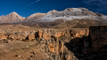 Fototapeta na wymiar The Kazikliali Canyon, Emil Valley, Anti-Taurus Mountains, Turkey.
