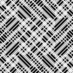 Full seamless modern geometric texture pattern for decor and textile. Black and white lines for textile fabric printing and wallpaper. Abstract multipurpose model design for fashion and home design