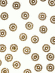 Gold mandalas on a white background, shiny ornaments on a white background, gold patterns on a white background, shiny drawings, gold sparkles