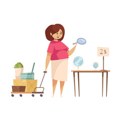 Two Bucks Mirrors Composition