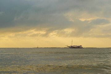 Nas-do-sol na orla de Porto Seguro