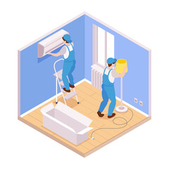 Installing Air Conditioner Composition