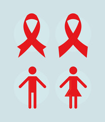 icons world aids day