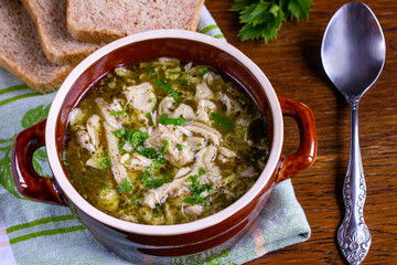 Flaki - traditional Polish meat soup
