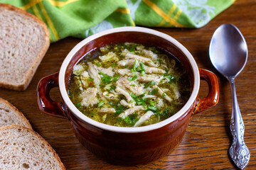 Flaki - traditional Polish meat soup