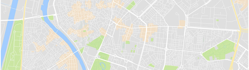 Naklejka premium it is modern map city Sevilla Spain