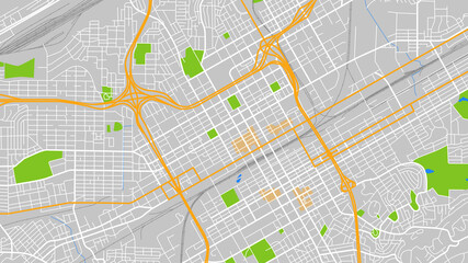 digital vector map city of birmingham. You can scale it to any size.