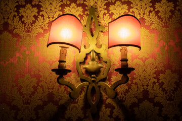 Vintage venetian background. Retro pattern old decorative wallpaper.