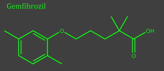 Gemfibrozil, sold under the brand name Lopid among others, is a medication used to treat abnormal blood lipid levels. Its is generally less preferred than statins.