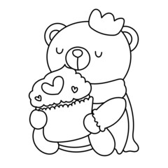 Valentines bear