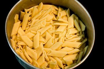 Delicious macaroni cooked and ready for the sauce.