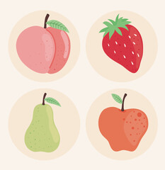fresh and delicious fruits