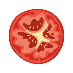 fresh slice of tomato