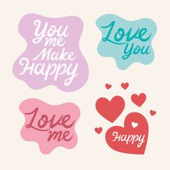 set of labels of love