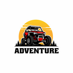 off road atv utv buggy logo vector © winana