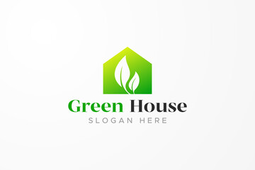 GreenHouse Business Natural Logo Concept