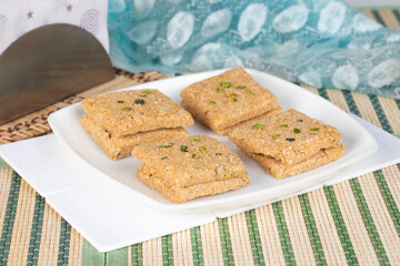 Gajak or Sesame Seed Jaggery