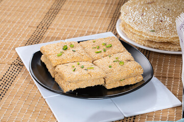 Gajak or Sesame Seed Jaggery