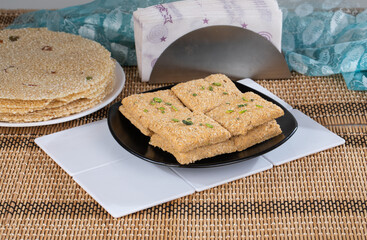 Gajak or Sesame Seed Jaggery